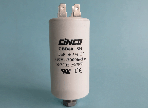 5UF 250Vac CBB60A Motor Run Capacitors 4pins