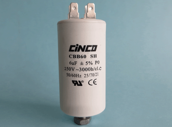 6UF 250Vac CBB60A Motor Run Capacitors 4pins